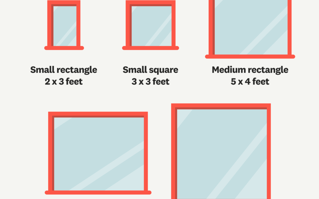 picture window sizes